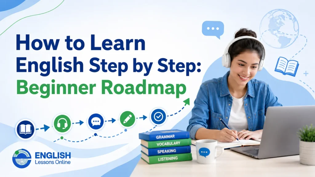 Beginner-friendly guide on how to learn English step by step